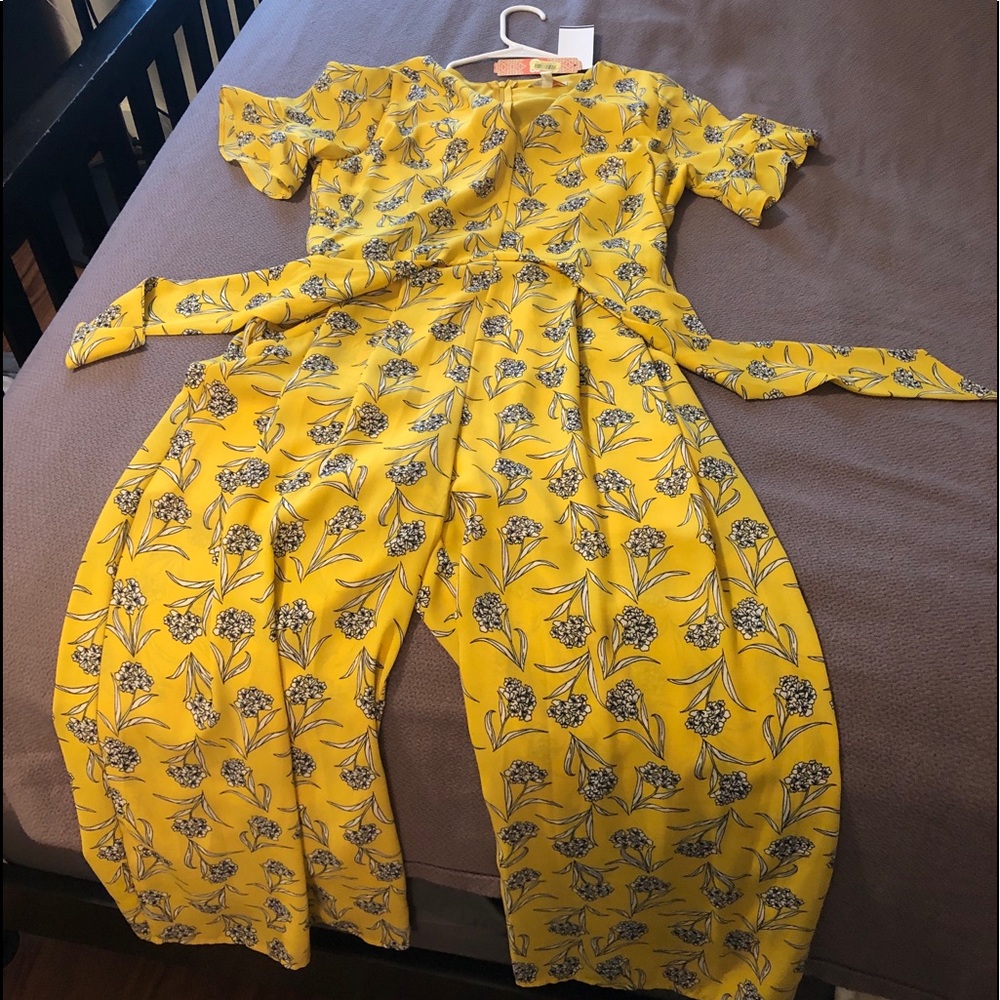 Yellow jumpsuit